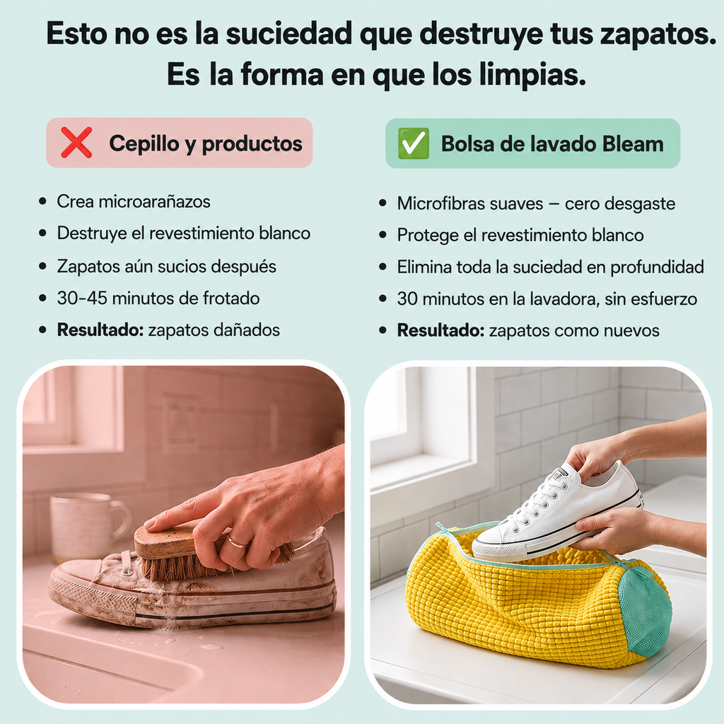 Bolsa de lavado para zapatos
