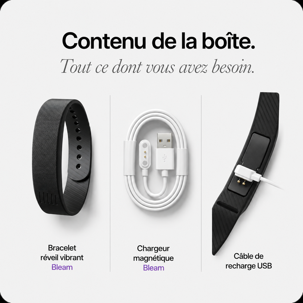 Onyx – Bracelet de réveil